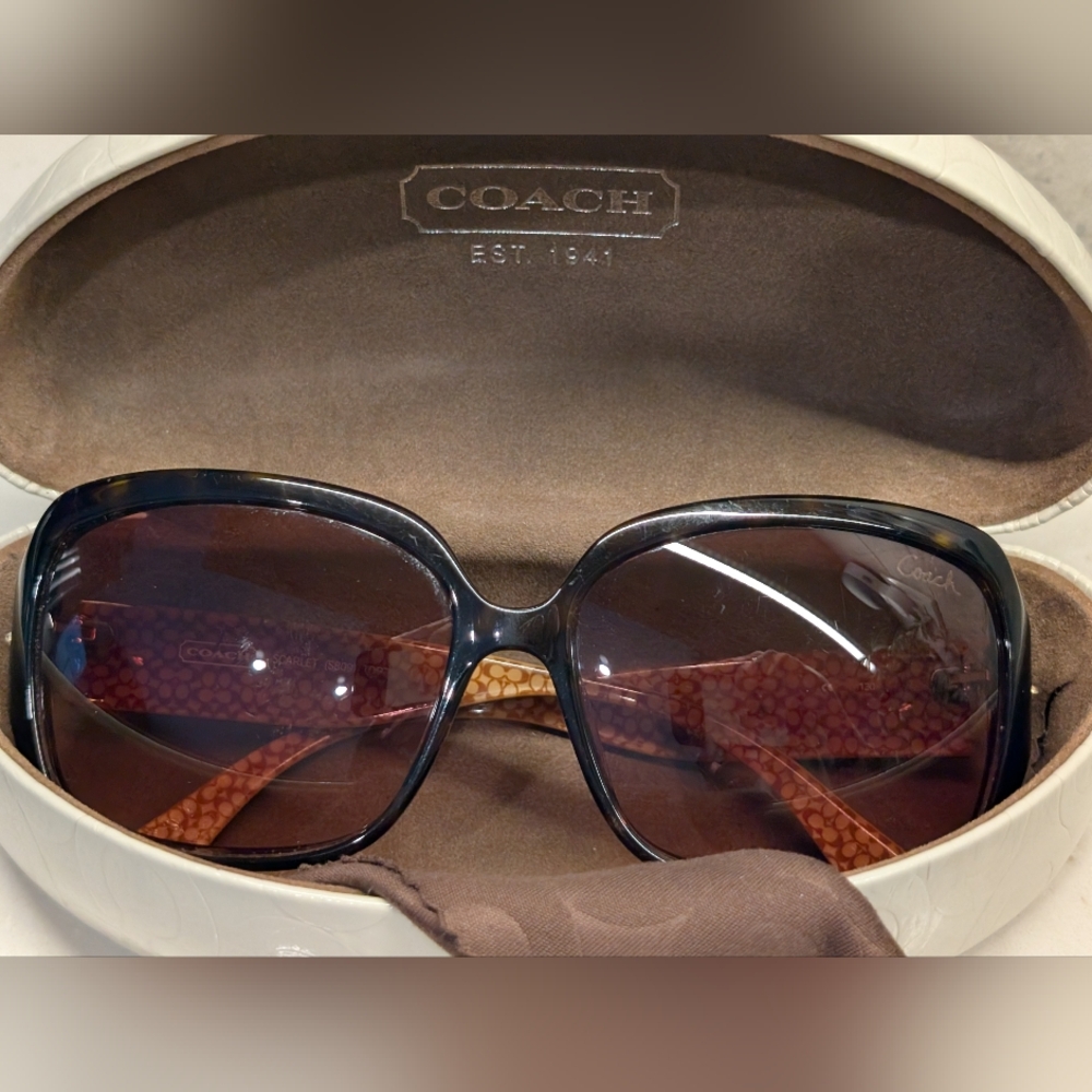 Coach Sunglasses - Brown Tortoise GUC - Picture 2 of 15